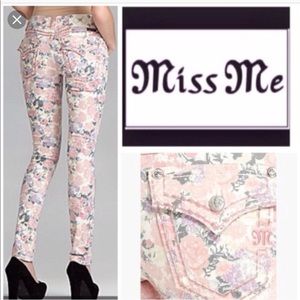 Floral Miss Me Skinny Jeans